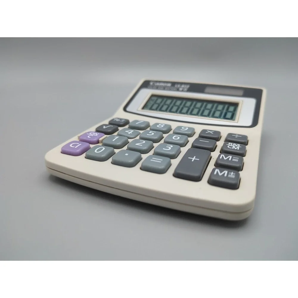 Canon LS82Z Minidesk Calculator Solar and Battery For Parts or not working‎